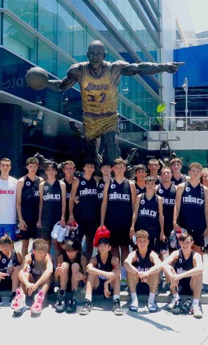 lakers con il camp di basket in america campofchamps